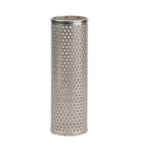 MLS250SS, 2" STAINLESS STEEL  FP 50 MESH PERFORATED