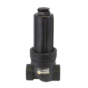 LST125-HB, 1¼" NPT POLY T STRAINER HEAD & BOWL (SCREEN SOLD SEPARATELY)