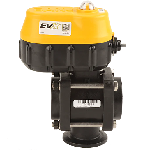 2" PP THRD BL 3-WAY ELEC VALVE X 2" FULL PORT FLANGE