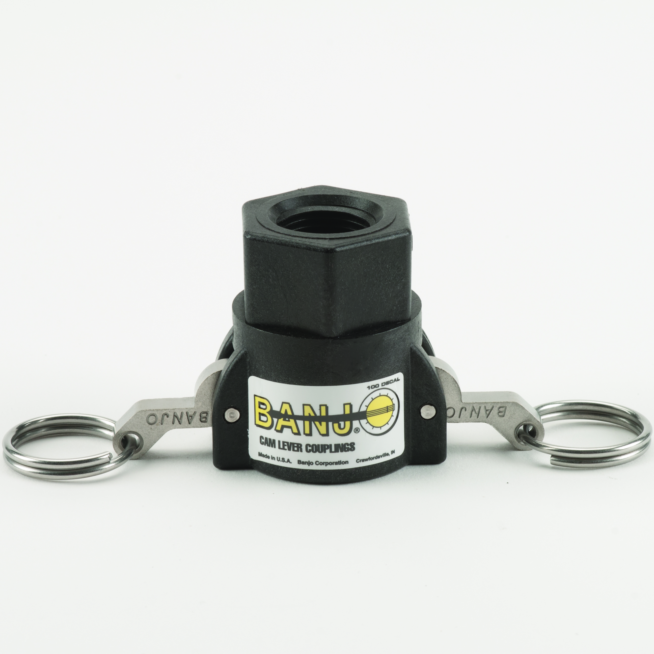 Poly Cam Lever Couplings: Female Coupler .75 x .5 Inch Female Thread