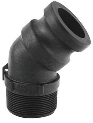 2" F MALE ADAPTER 45 DEG X 2" MALE THREAD CAM & GROOVE
