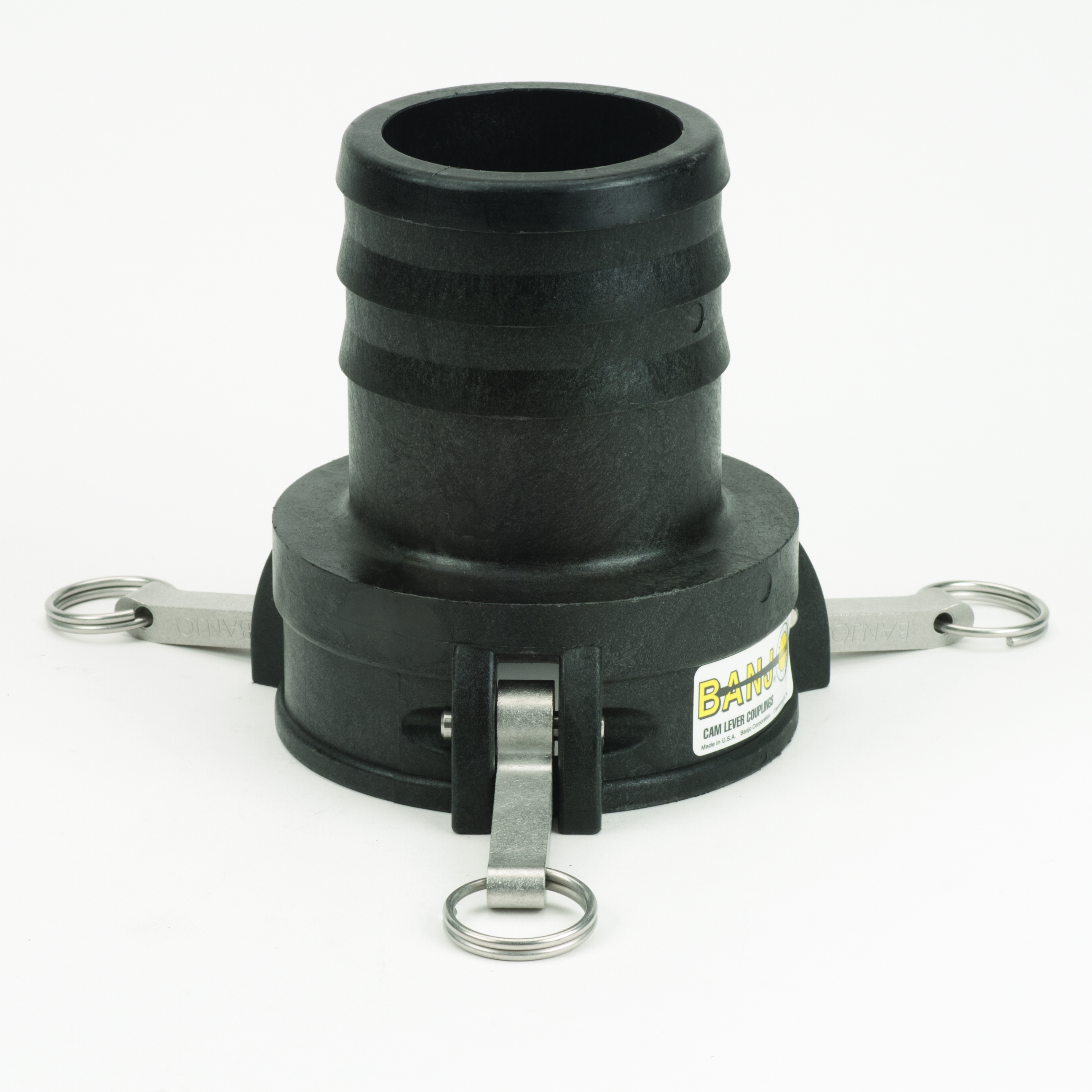 Poly Cam Lever Couplings: Female Coupler 4 Inch Hose Shank