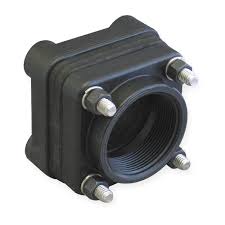 2" X 2" Threaded Bolted Tank Flange With FKM Gasket