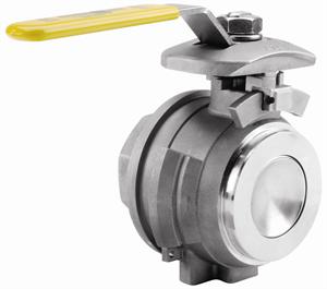 1" Stainless Steel Full Port Male X FPT BSP with PTFE Seals