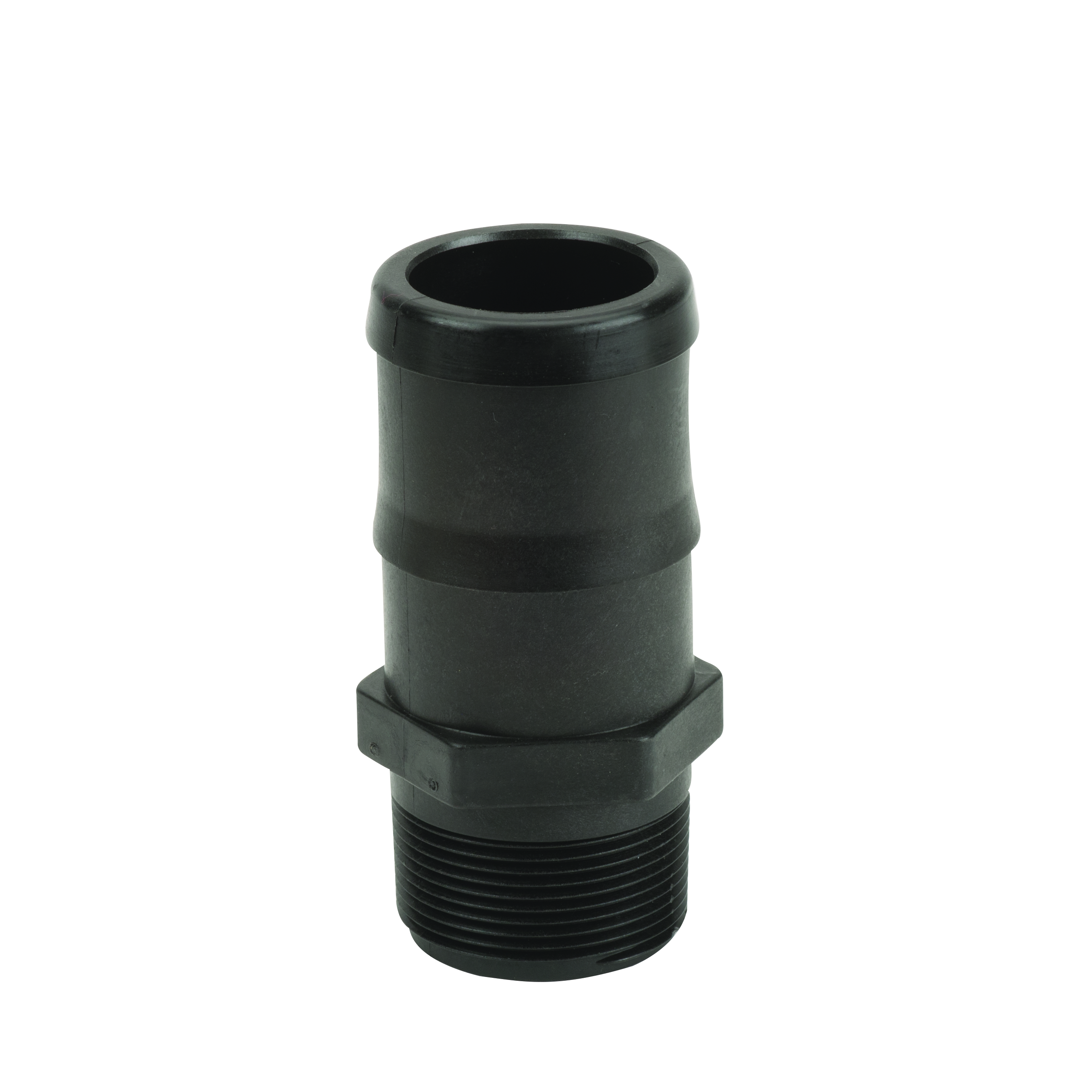 Straight Pipe Fittings: MPT Hose Shank 1.5 x 2 Inch
