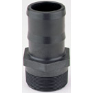 4" MPT X 4" HB POLY STRAIGHT HOSE BARB