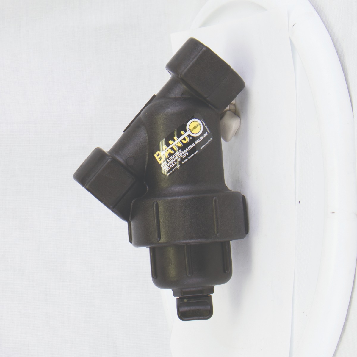 1" Line Strainer Body & Cap With Drain