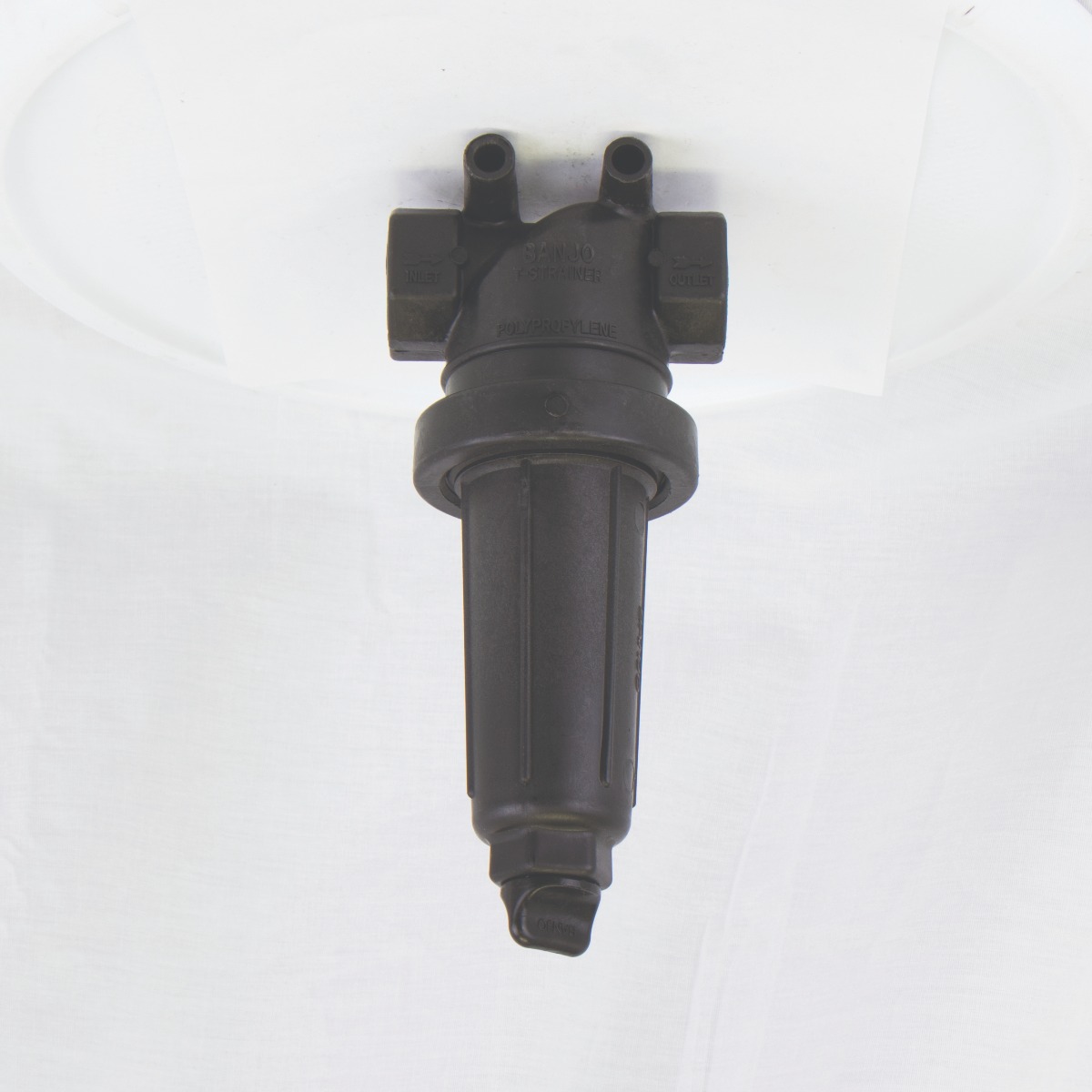 3/4" Poly T Strainer Head Bowl