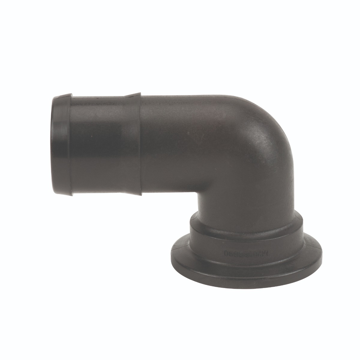 2" STD PORT MANIFOLD FLANGE X 2" HOSE BARB 90DEG ELBOW