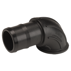 3" Flange X Hose Shank Sweep