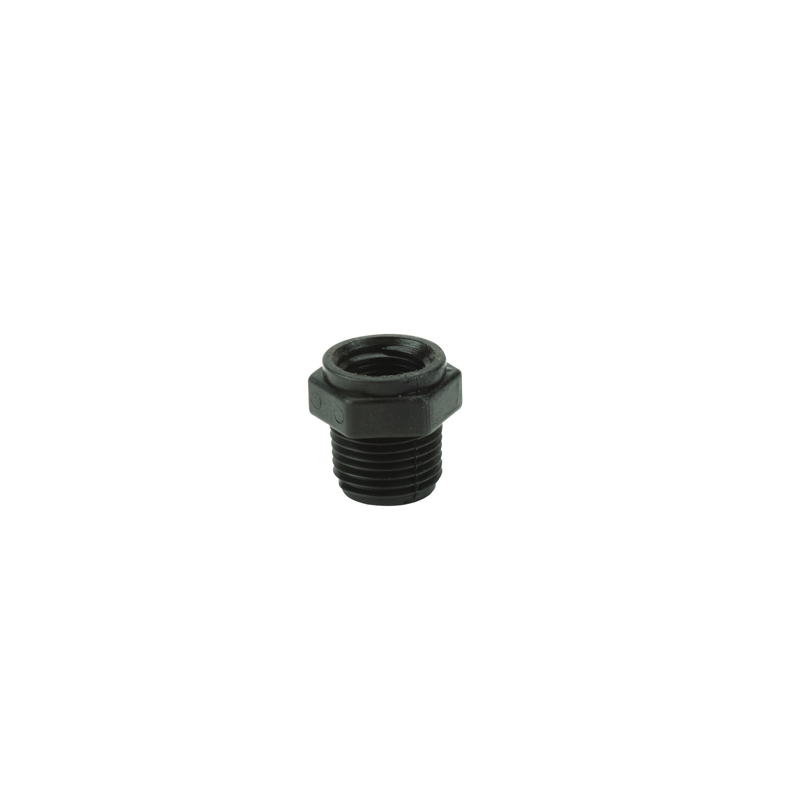 Pipe Fittings: Reducer Bushing 3|8 x .5 Inch MPT
