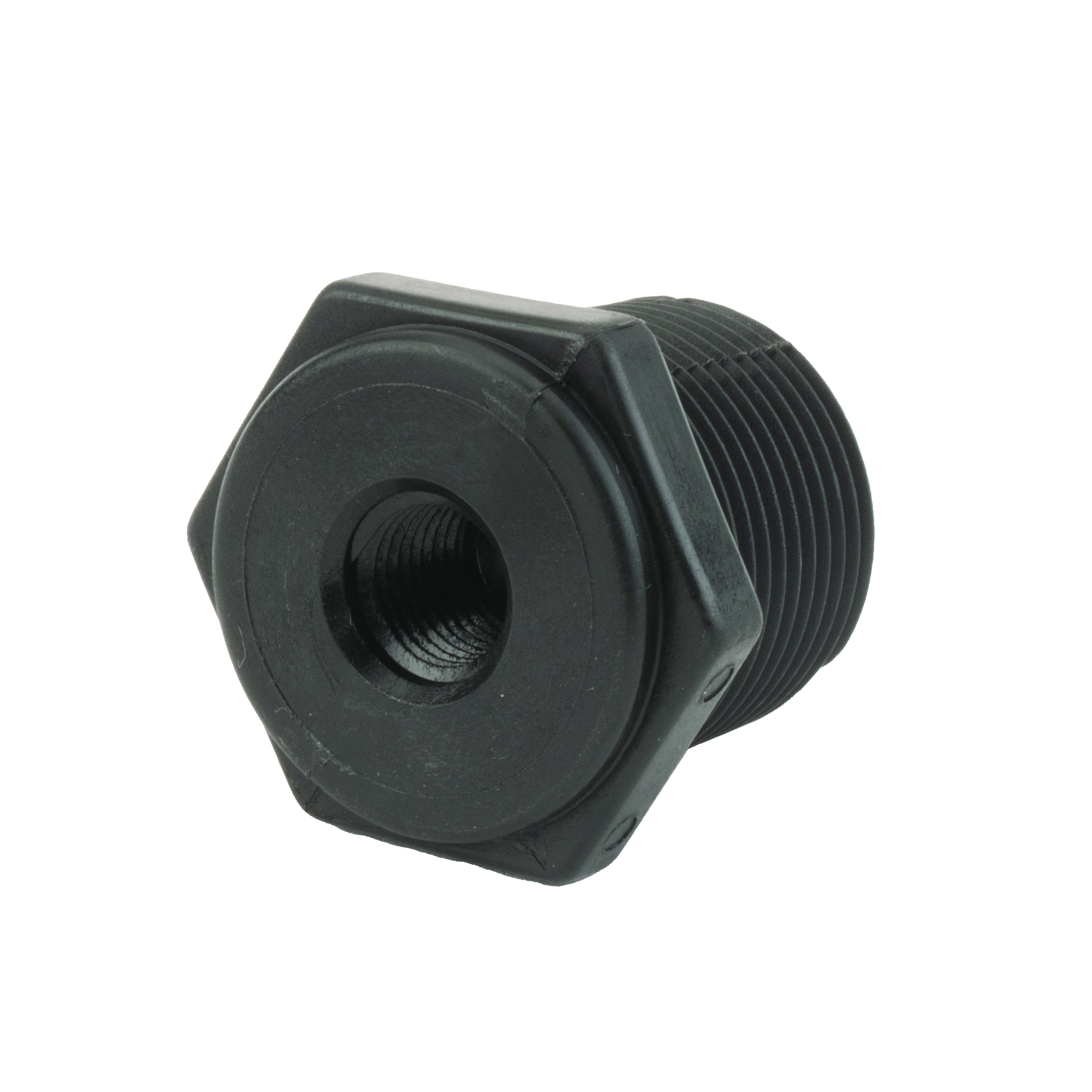 Pipe Fittings: Reducer Bushing .25 x 1 Inch MPT