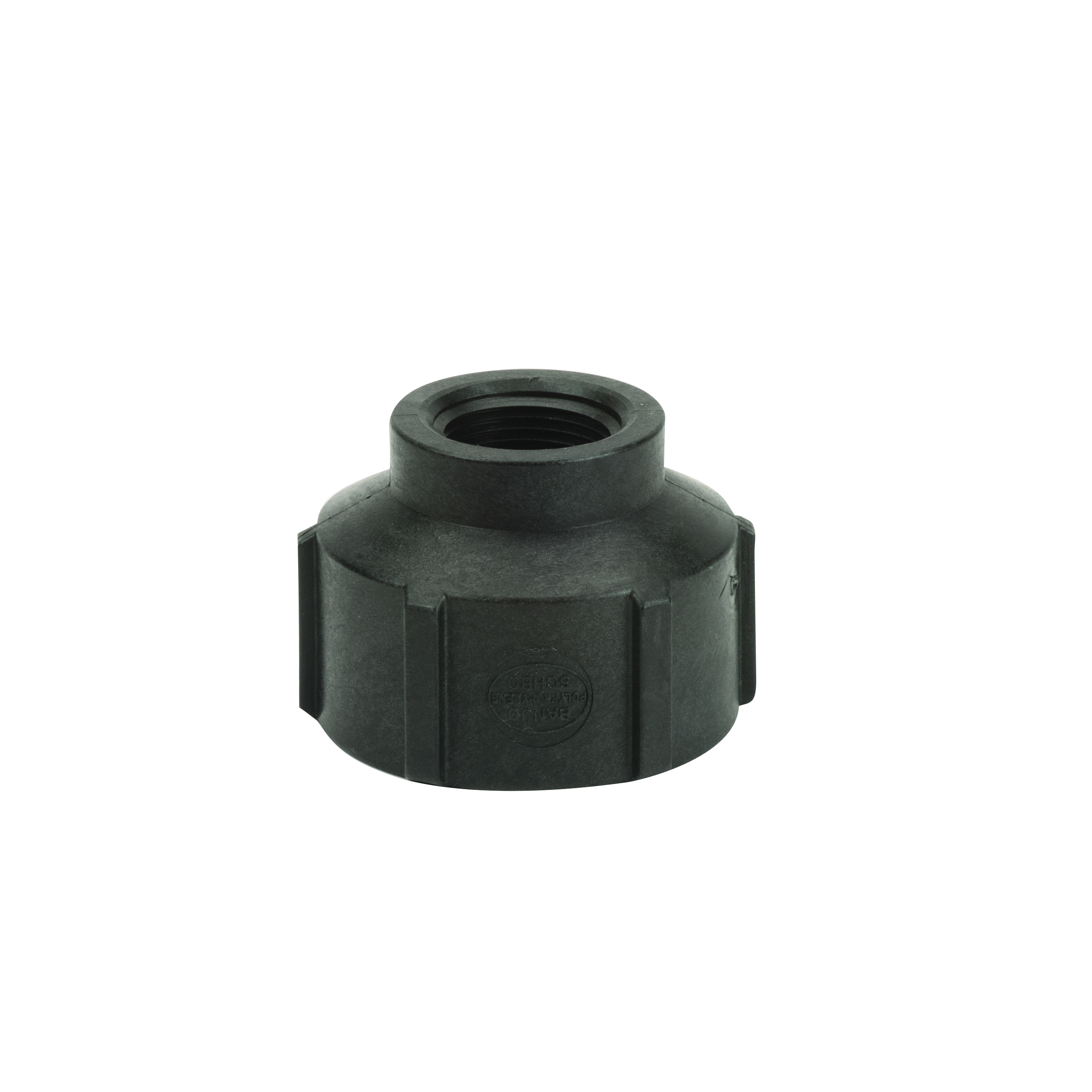 Poly Pipe Fittings: Reducing Coupling 2 Inch x 1 Inch