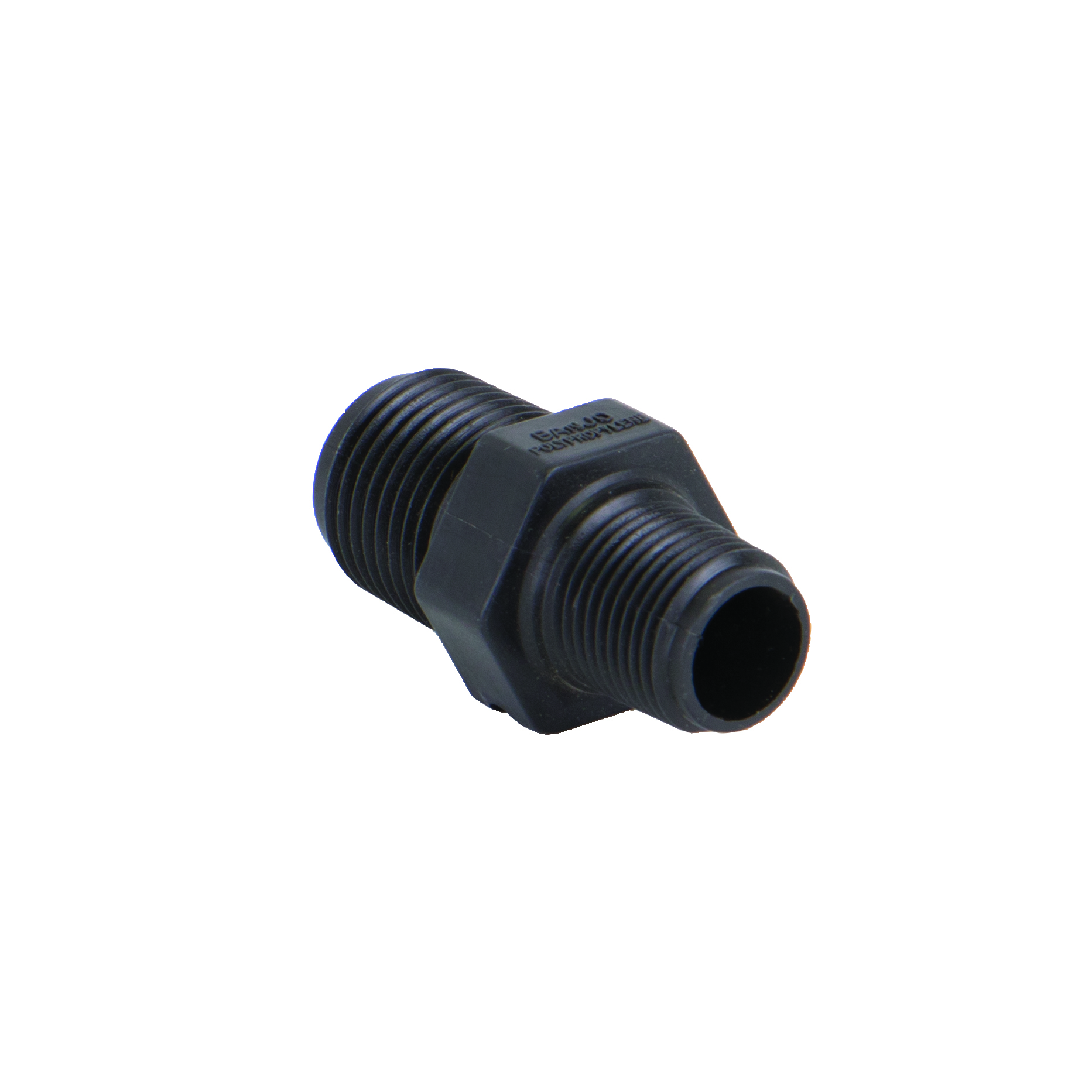 Polypropylene Pipe Fittings: Reducing Coupling .5 x 3|8 Inch Nipple