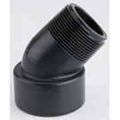 1-1/2" POLY PIPE STREET 45 DEG ELBOW BANJO