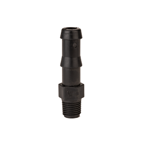Straight Pipe Fittings: Male Thread .25 x .5 Inch Hose Shank