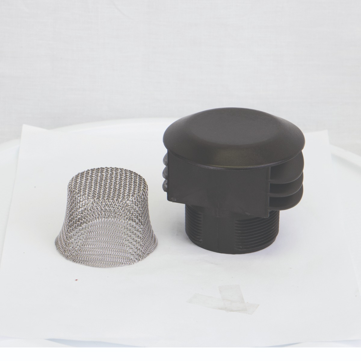 2" Anti Vortex Vent Cap With 12 Mesh SS Screen