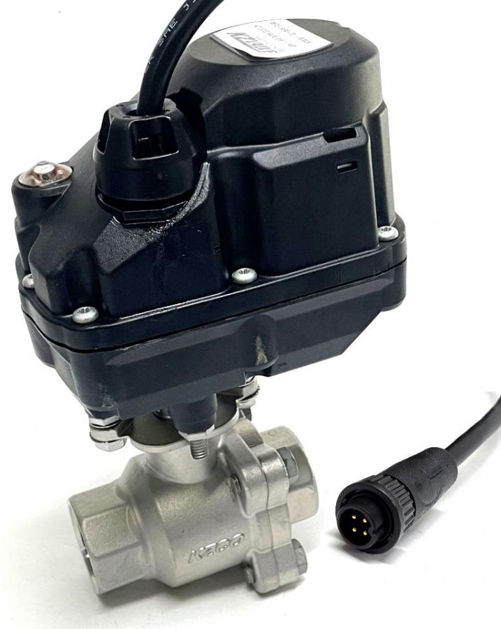 KZ-S8F331AE9SC01  1" FULL PORT ON/OFF NH3 ELECTRIC VALVE, EH9 CONXALL