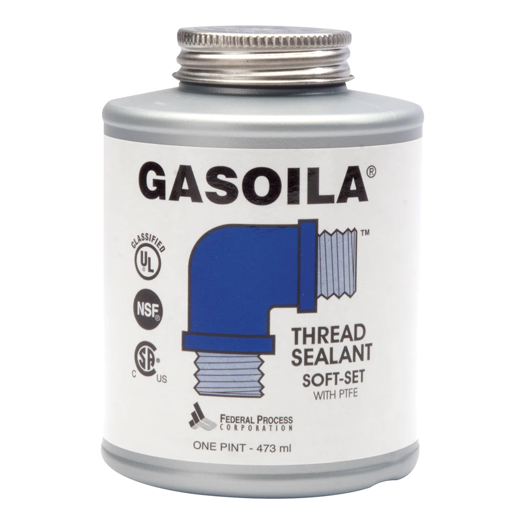 GASOILA SOFT-SET THREAD SEALANT WITH PTFE 1/2 PINT