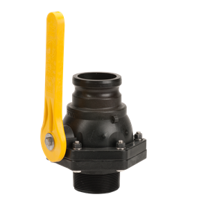 Stubby Valves: Full Port Male NPT 3 Inch Male Adapter