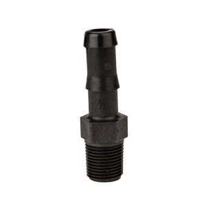 Straight Pipe Fittings: Male Thread 3|8 x .5 Inch Hose Shank