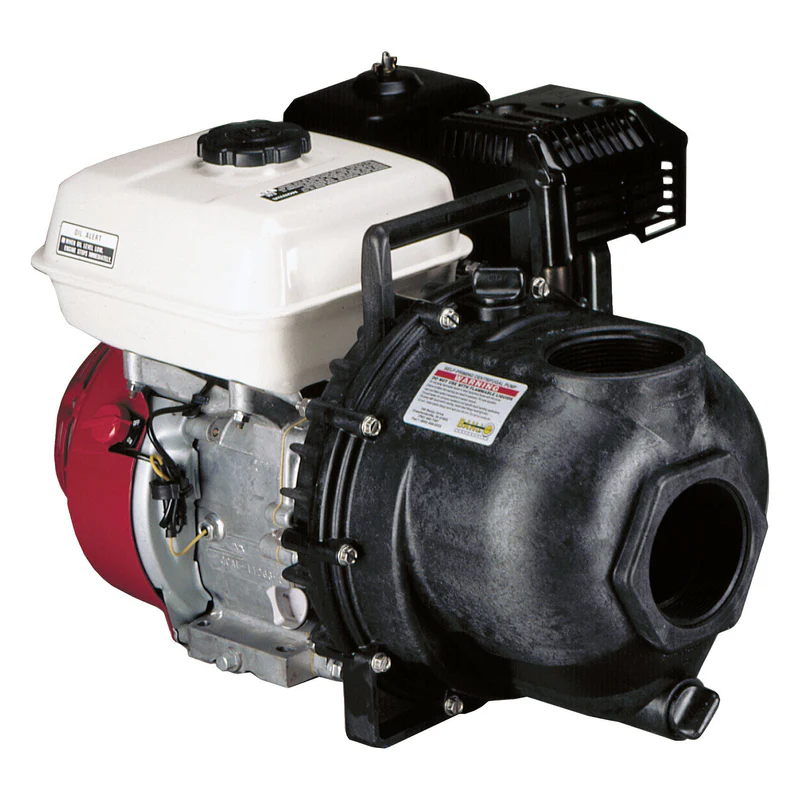 Polypropylene Pumps: Gas Engine 6 HP Honda 3 Inch
