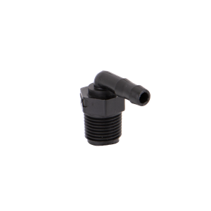 Pipe Fittings: MPT .5 Inch x 3|8 Inch Hose Shank 90 Degree